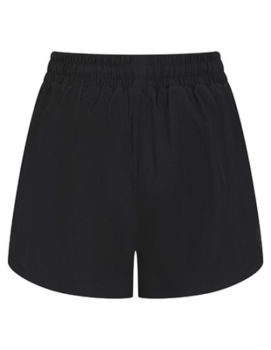 TOM-TL616-Ladies Double Layer Sport Shorts